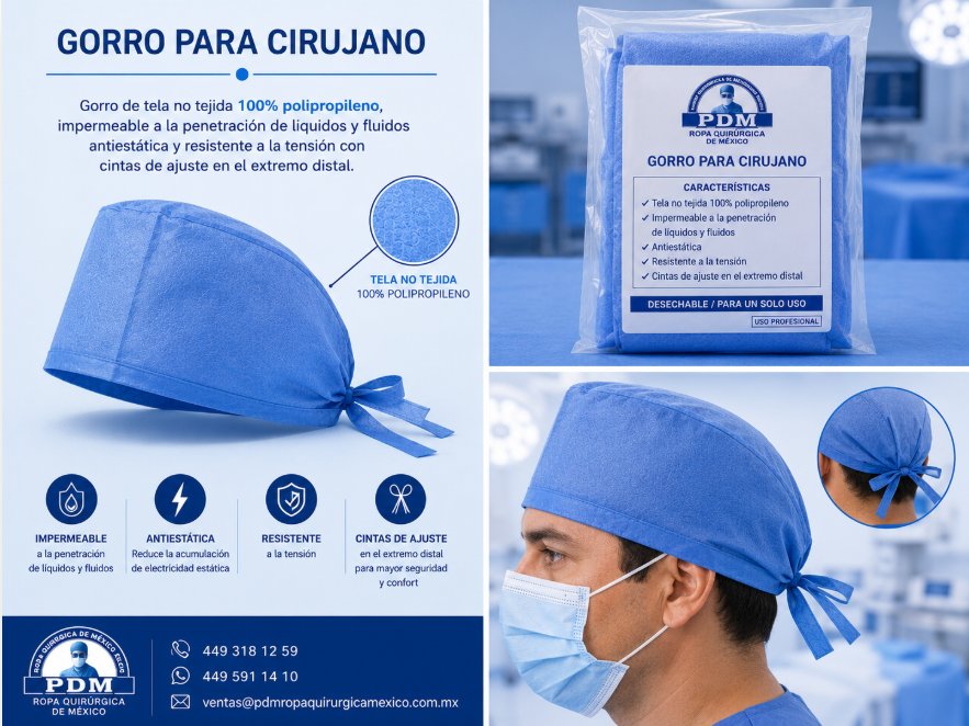 Gorro para Cirujano
