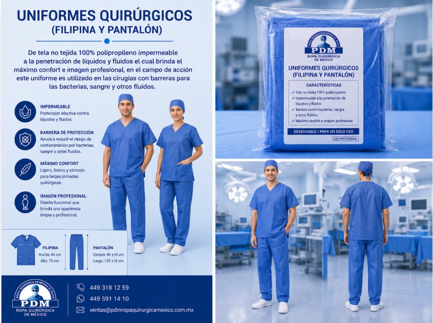 Uniformes Quirurgicos (Filipina y Pantalon)